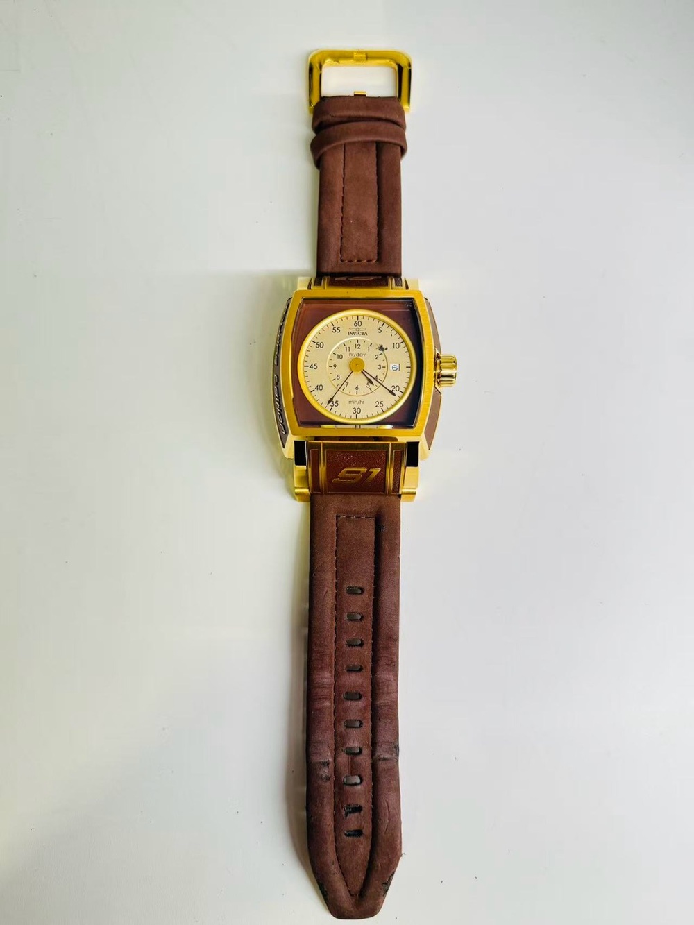 Invicta S1 Rally 12598 Men’s Swiss Made Quartz 41mm Watch New Battery Runs - Picture 11 of 12